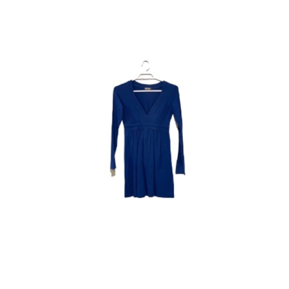 Aritzia Wilfred Blue V-Neck Dress - Women’s Size Small - Picture 1 of 5